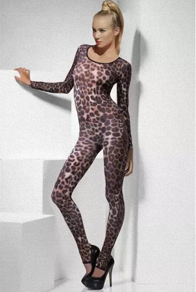 (image for) Fever Ladies Cheetah Print Bodysuit